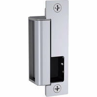 HES 1600-CLB-629-DLM 1600 Series Complete Electric Strike for Latchbolt Locks with 1LB Faceplate Kit, Dual Lock Monitor, Bright Stainless Steel