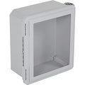STI EF141206-W Mounting Device, Fiberglass Enclosure with Window, 14" x 12" x 6"