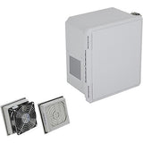 STI EF141208-O3 Mounting Device, 14" x 12" x 8" Fiberglass Enclosure with Opaque Cover and Filter