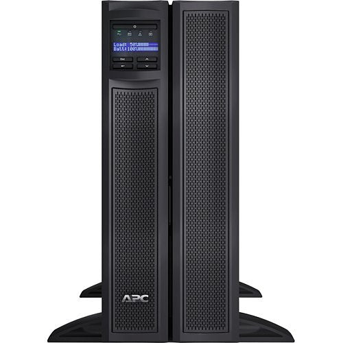 APC SMX2000LVUS Smart-UPS X, Line Interactive, 2000VA, Rack Tower 4U, 100V 127V, 6x 5-15R, 3x 5-20R, 1x L5-20R NEMA, SmartSlot, Extended Runtime, Short Depth, TAA Compliant