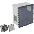STI EP201608-T3 EnviroArmour Polycarbonate Enclosure with NEMA 3R Filter Fan - Tinted, 20 x 16 x 8