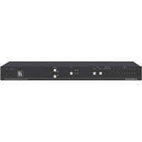Kramer VM-218DTxr HDMI and Extended-Reach HDBaseT with Ethernet, RS-232, IR and Stereo Audio Switchable DA, 2x1:8 4K60 4:2:0