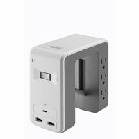 APC PE6U21W SurgeArrest Essential Multi-Use 6-Outlet Power Strip