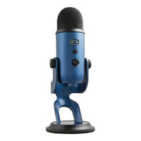 Logitech 988-000101 Yeti Multi-Pattern USB Microphone with Blue VO!CE, Midnight Blue