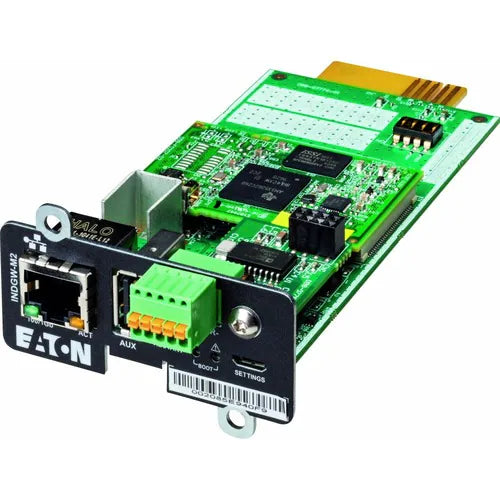 Eaton INDGW-M2 Cybersecure Gigabit Industrial Gateway Card for UPS and PDU, UL 2900-1 and IEC 62443-4-2 Certified - Mini X-slot