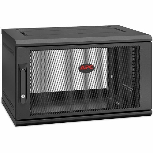 APC AR106SH4 Electric NetShelter WX 6U Single Hinged Wall-mount Enclosure 400mm Deep