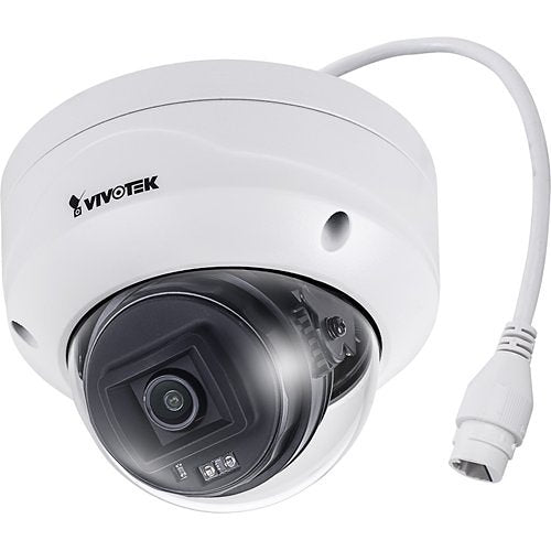 VIVOTEK FD9380-H C-Series 5MP Outdoor IR Dome Camera, 2.8mm Fixed Lens, White