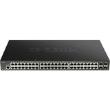 D-Link DGS-1250-52XMP-6KV 52-Port 10GB Smart Managed PoE Switch