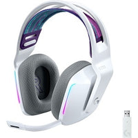 Logitech 981-000882 LIGHTSPEED Wireless RGB Gaming Headset, White