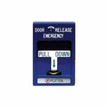 Potter RMS-6T Single Action Die-Cast Manual Pull Station, Blue