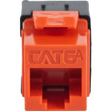 ICC IC107GATOR CAT6A RJ45 Keystone Jack for HD Style, 10-Pack, Orange