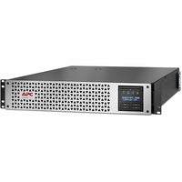 APC SMTL3000RM2UC Smart-UPS, Line Interactive, 3kVA, Lithium-ion, Rackmount 2U, 120V, 2x NEMA 5-20R+6x NEMA 5-15R Outlets, SmartConnect Port+SmartSlot, AVR, LCD