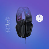 Logitech 981-000977 G335 Wired Gaming Headset – Case of 4