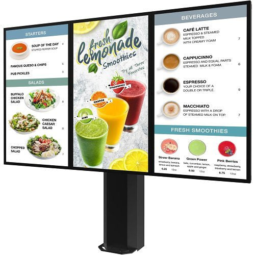 Peerless-AV KOF555-2 Universal 55" Dual-Display Outdoor Digital Menu Board