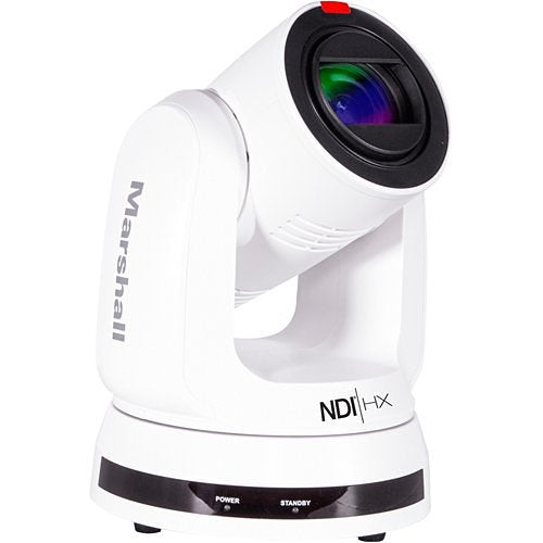 Marshall CV730-NDIW NDI 4K UHD60 PTZ Camera, 30x Optical Zoom, White