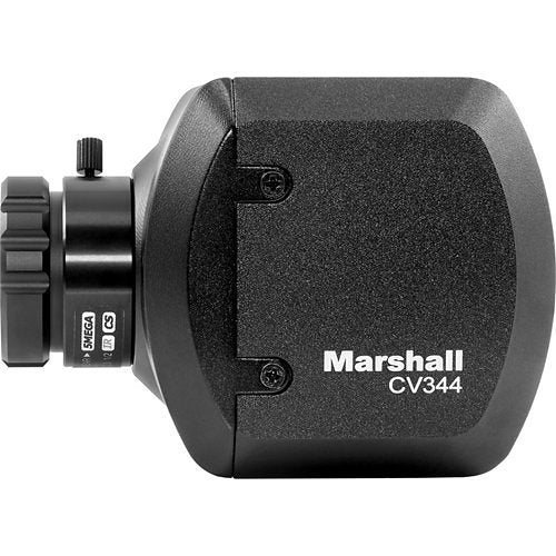 Marshall CV344 Compact Full HD Camera with CS/C Lens Mount, 1920x1080p at 60 fps, 3G/HD-SDI Output