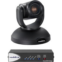 Vaddio 999-9950-200B RoboSHOT 20 UHD OneLINK Bridge System, Include PTZ Camera, Black