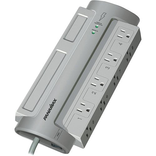 Panamax PM8-EX PowerMax 8 AC Only, 8-Outlet Surge Suppressor