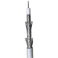 ADI PRO RN-7001151 RG6 CCS Quad-Shielded CATV Cable, 1000' Reel in Box, White