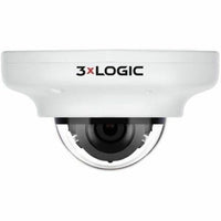 3xLOGIC VX-5M4-MD-IAW-S1TB 5MP Indoor Outdoor Vandal Proof Mini-dome with True WDR and Microphone, 1TB SD Card, 2.8mm Fixed Lens