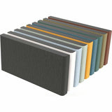 Heckler H735-BG-OW AV Credenza 4U - Black Grey Body with Off White Fabric