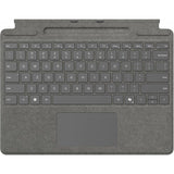 Microsoft Keyboard/Cover Case Microsoft Surface Pro 10, Surface Pro 8, Surface Pro 9, Surface Pro X Tablet - Platinum (8XB-00186)