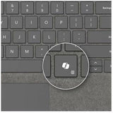 Microsoft Keyboard/Cover Case Microsoft Surface Pro 10, Surface Pro 8, Surface Pro 9, Surface Pro X Tablet - Platinum (8XB-00186)