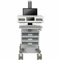 Ergotron M121-1101-111102-1-1 Mosaic™ Laptop Cart, AC Power, Tier 3 Std 1x1x1, US/CA/MX