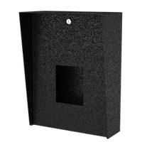 PEDESTAL PRO 1216HOU-VIKI-01-CRS 12" x 16" Square Steel VIKING Emergency Phone E-1600-02A, E-1600-02
