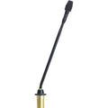 Shure MX410 10" Gooseneck Mic with Supercardioid Capsule, Surface-Mount Preamp, and 2-Color LED Ring on Bottom (Black)