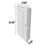 Legrand On-Q ENP4250NA Plastic Enclosure with Trim Ring & Hinged Cover, 42 Inch