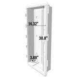 Legrand On-Q ENP2050NA Plastic Enclosure with Trim Ring & Hinged Cover, 20 Inch