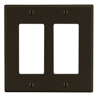 Hubbell PJ262 2-Gang Decora Wall Plate