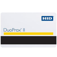 HID 1336LGGAN DuoProx II 1336 Printable Prox Card with Magnetic Stripe, Programmed, Glossy Front and Back, Engraved Matc