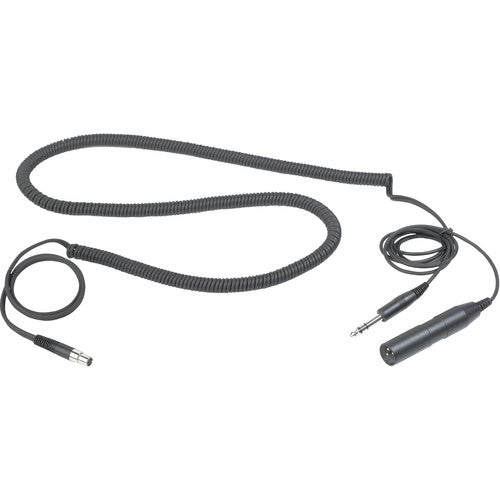 AKG 2955H00490 MK HS Studio C Extendable Headset Cable for Studio and Moderators with 3-Pin XLR + 1/4" Stereo Connectors (5.9 to 8.2')