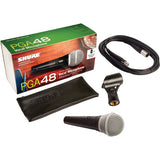 Shure PGA48 Dynamic Vocal Microphone with Cable and Stand Kit (3-Pack)