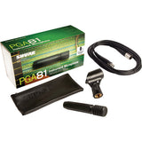 Shure PGA81-XLR Cardioid Condenser Instrument Microphone with Cable (15')
