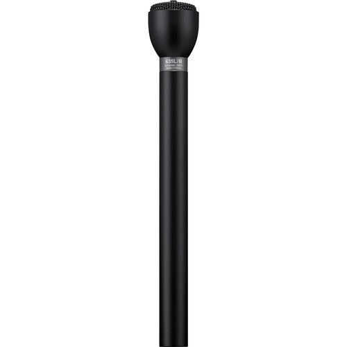 Electro-Voice 635L/B Omnidirectional Handheld Dynamic ENG Microphone with Long Handle (Black) F.01U.306.160