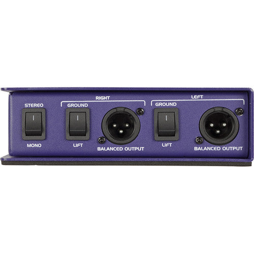Samson SAMD2PRO MD2 Pro Professional Stereo Passive Direct Box