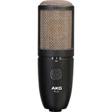 AKG 3101H00420 P220 Large-Diaphragm Cardioid Condenser Microphone (Black)