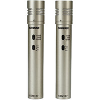 Shure KSM137/SL ST PAIR Cardioid Microphone (Stereo Pair)
