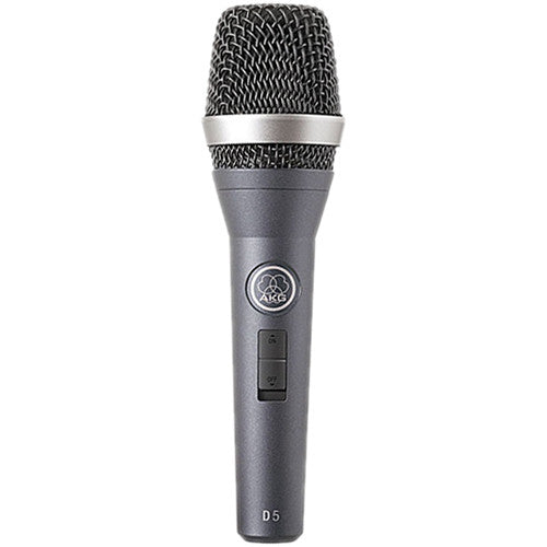 AKG 3138X00090 D5 S Handheld Supercardioid Dynamic Vocal Microphone with On/Off Switch