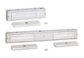 SDC 1512VA 1500 Series Double Electromagnetic Lock, 1650lbs Holding Force, 12/24VDC, Aluminum