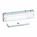 SDC 1511V ExitCheck Series Magnetic Lock, Surface Mount, Single, 1650 lb, 12/24VDC, Dull Aluminum