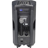 Samson SAXP310W-K Expedition 300W 10" Woofer Rechargeable Portable PA with Handheld Wireless System