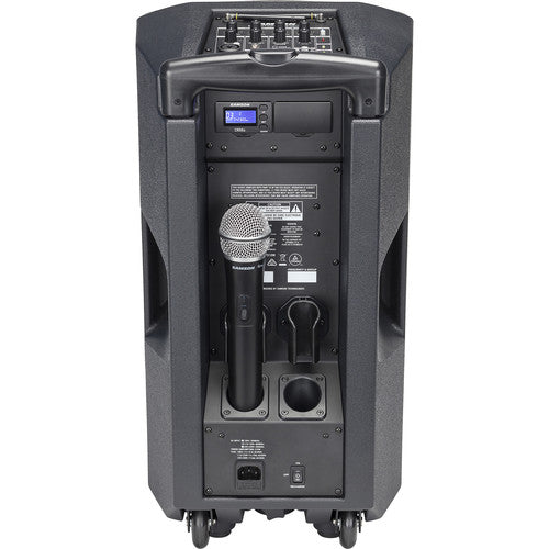 Samson SAXP310W-K Expedition 300W 10" Woofer Rechargeable Portable PA with Handheld Wireless System