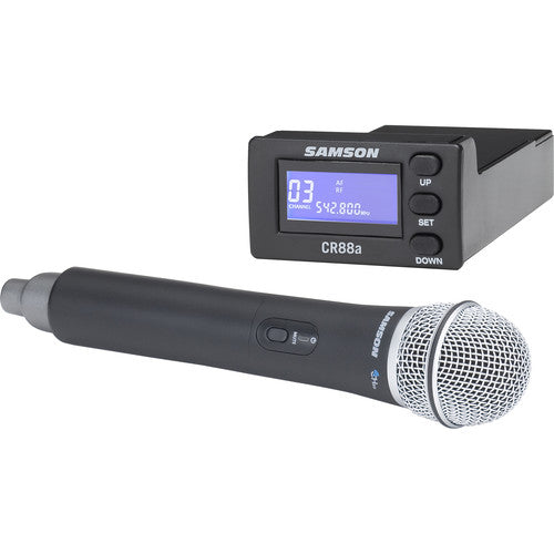 Samson SAXP310W-K Expedition 300W 10" Woofer Rechargeable Portable PA with Handheld Wireless System