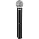 Shure BLX24R/SM58 Rackmount Wireless Handheld Microphone System with SM58 Capsule (H9: 512 to 542 MHz)