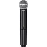 Shure BLX1288/MX153 Dual-Channel Wireless Combo Earset & Handheld Microphone System (H10: 542 to 572 MHz)