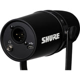 Shure MV7 Podcast Microphone Kit with Broadcast Arm (Black)